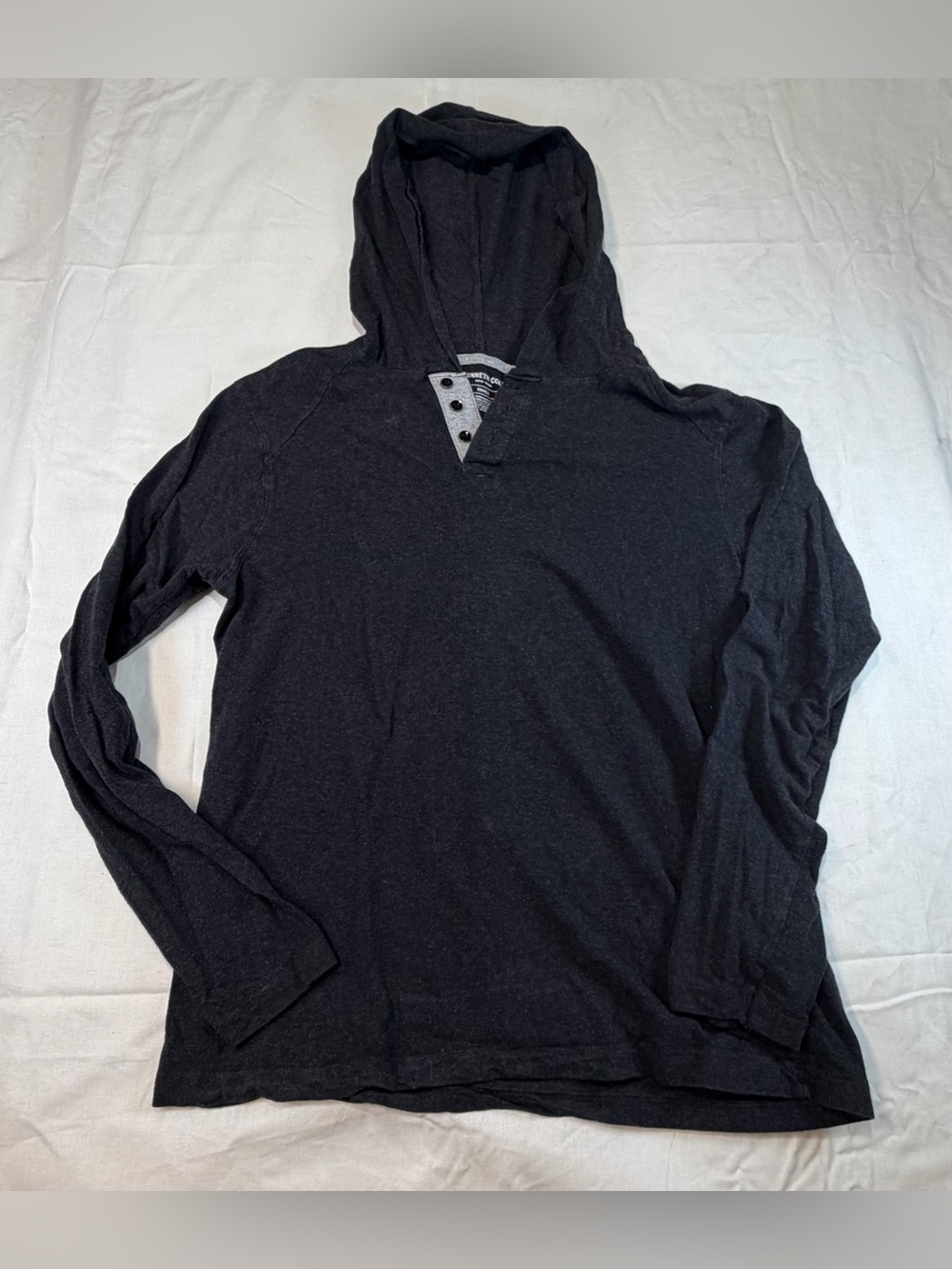 Kenneth Cole Men's Charcoal Gray Long Sleeve Shirt